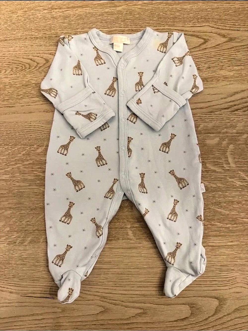 Kissy Kissy Giraffe Footie NB